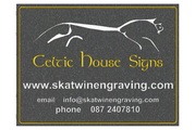 celtic house signs handmade signs irish limestone free desgin service