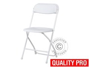 Folding Chair white 44x44x80 cm (8 pcs)