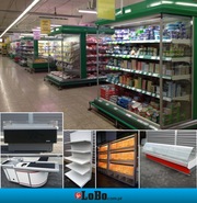Second-hand shop equipment,  shelving,  refrigeration,  trolleys