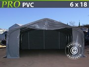 6x18x3, 7 m Grey PVC Storage