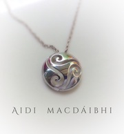 celtic spiral pendant