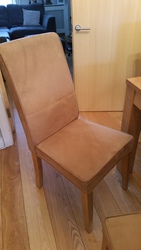 Suede Dining Room Chairs