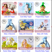 Order Cute Baby Christening Cake Toppers Online