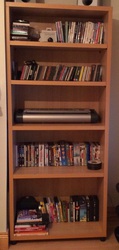 Tall and wide bookcase or DVD cabinet