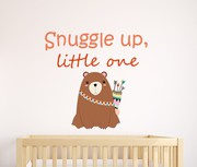 Snuggle Up Little One Wall Sticker