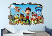 Paw Patrol 3D Smashed Wall Decal