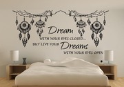 Dream catcher quote wall decal