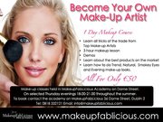 BECOME YOUR OWN MAKEUP ARTISTS 1 Day Course €50 